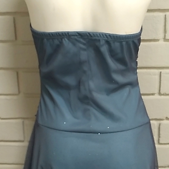 Speechless Formal Blue sheer Sparlke Dress. Size Medium - Picture 10 of 13